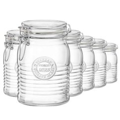 Bormioli Rocco Officina 1825 Herm Jar 6 x 75 cl