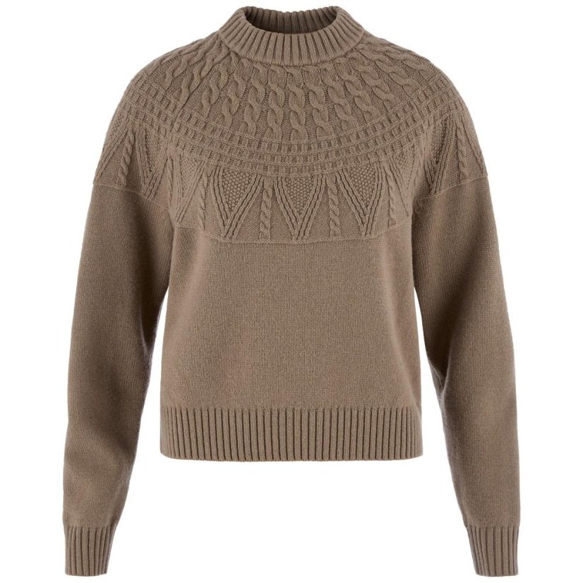 Övik Solid Jacquard Knit W