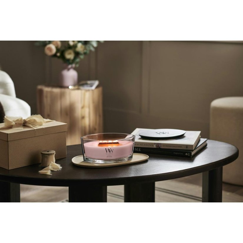WoodWick Boat Candle, Rose Blush