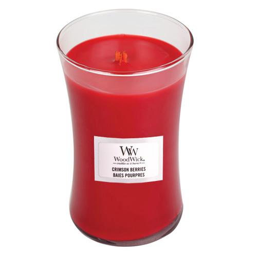 WoodWick Large Candle, Crimson Berries