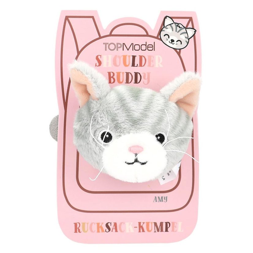 Top Model Shoulder Buddy Amy the Cat plush strap decoration