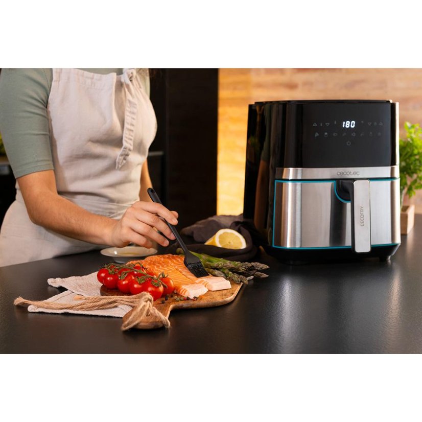 Heißluftfritteuse Cecotec CecoFry 3317 schwarz-silber