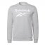 Pánska mikina Reebok Identity Big Logo Crew - Farba: Sivá, Veľkosť: S