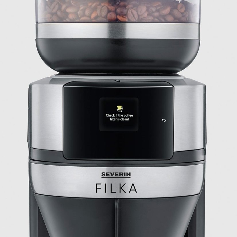 Kaffeemaschine Severin Filka KA 4853 schwarz-silber