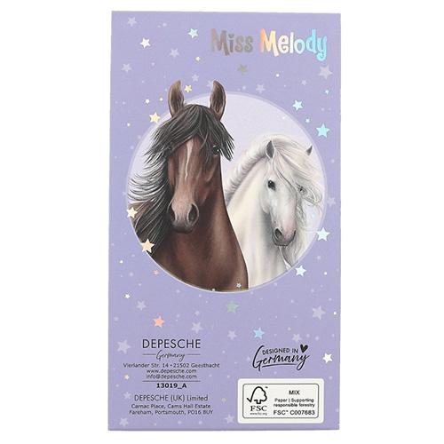 Miss Melody magnetic notepad, Night Horses