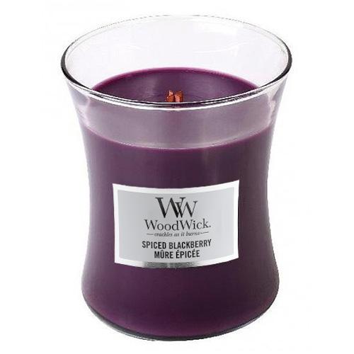 WoodWick Medium Candle, Spiced Blackberry
