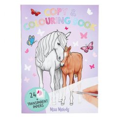 Omalovánky Miss Melody, Copy & Colouring Book