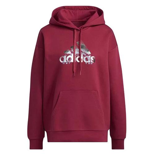 Dámská mikina Adidas W Brand G HDY - Farbe: Weinrot, Größe: M