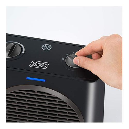 Black+Decker BXSH1500E fekete fűtőventilátor