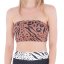 Damen-Badeanzug Hurley Animix Revo Tube - Farbe: Braun, Größe: L