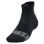 Under Armour RUSH Quarter Unisex Socks - Color: Gray, Size: M