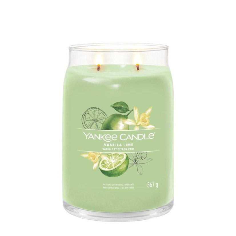 Yankee candle Signature Kerze groß, Vanilla Lime