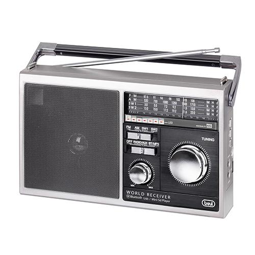 Radiopřijímač Trevi MB 749 W stříbrný