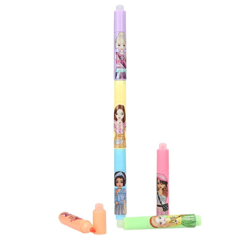 Set mit radierbaren Mini-Textmarkern Top Model