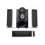 AKAI SS028A-3208C 3.1 black speaker system