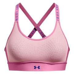 UA Infinity Mid Bra-PNK