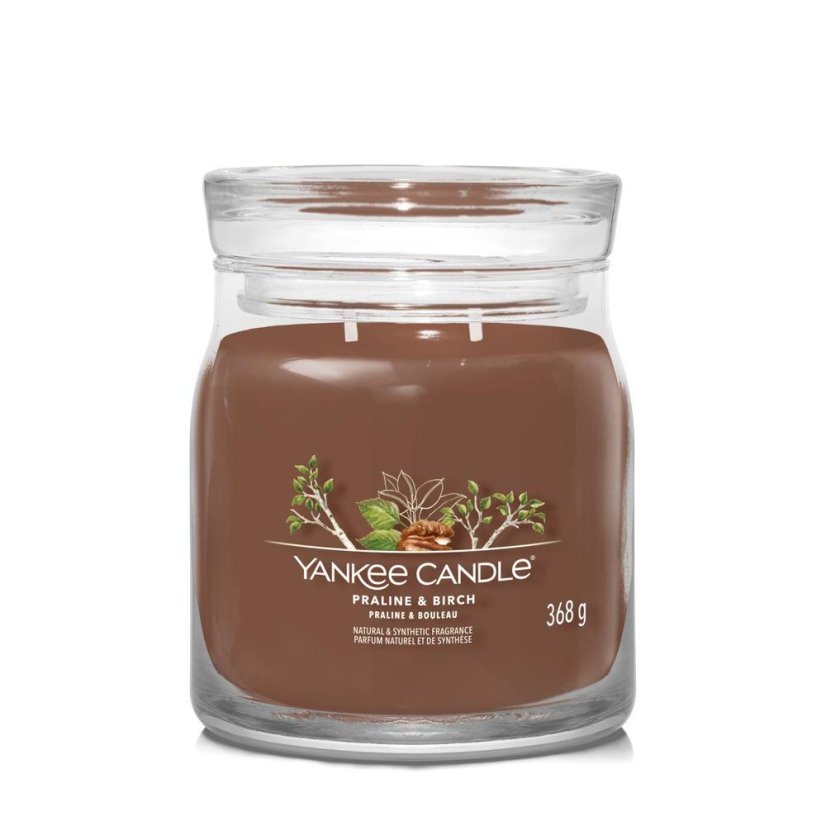 Świeca Yankee candle Signature średnia, Praline & Birch