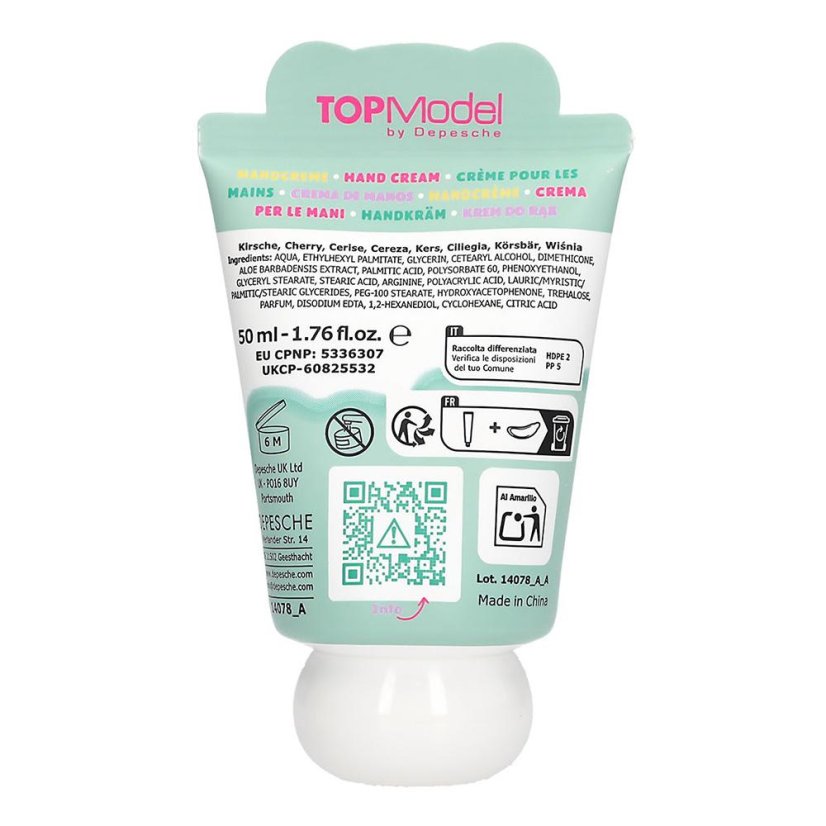 Top Model Beauty & Me Hand Cream – Cherry, Panda