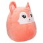 Ylvi Swoopies glow-in-the-dark plush pillow, Fox & Moon, 20 cm