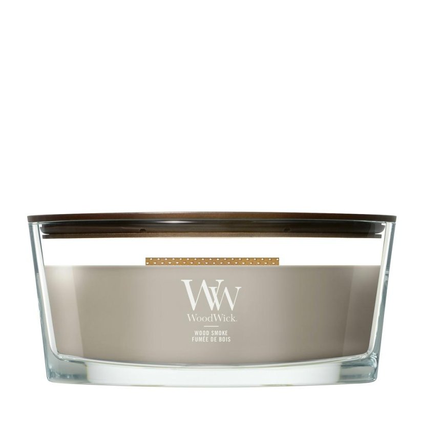 WoodWick hajó alakú gyertya, Wood Smoke