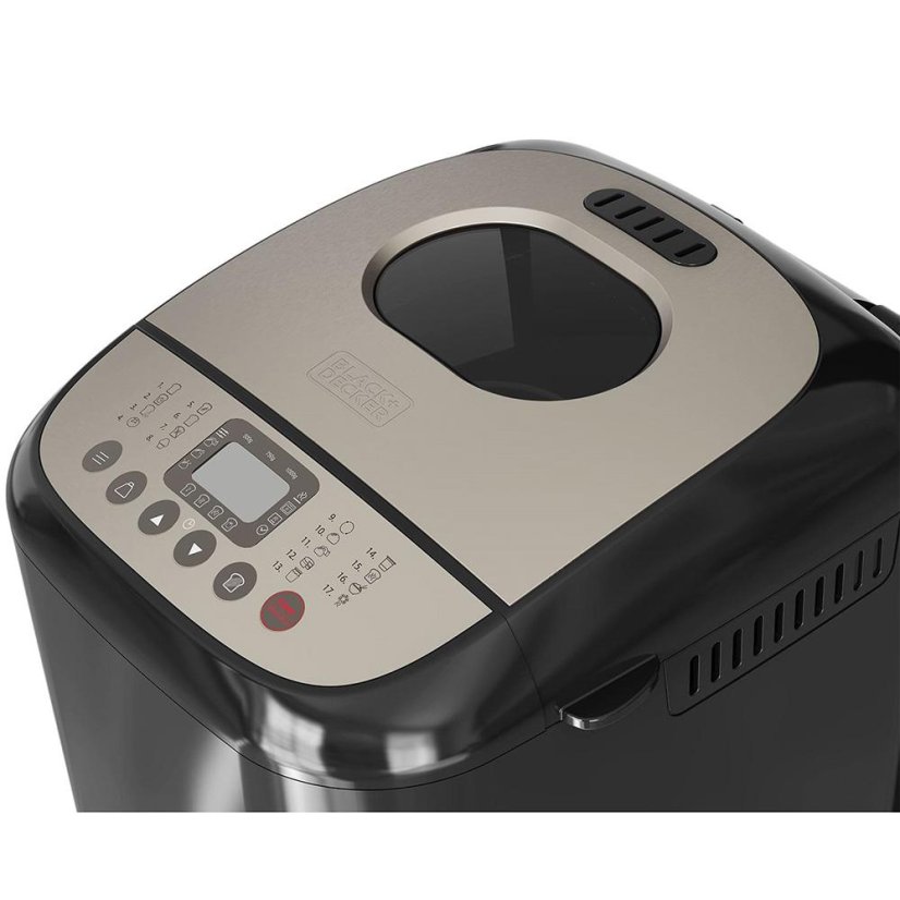 Black+Decker BXIR2801E kenyérsütő, fekete