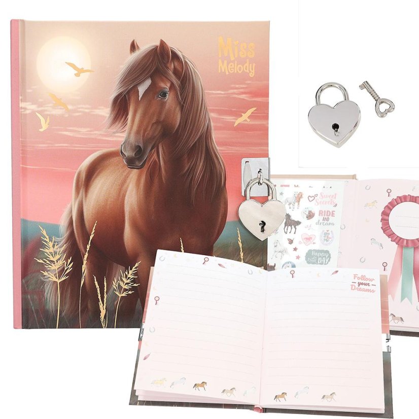 Miss Melody diary with lock