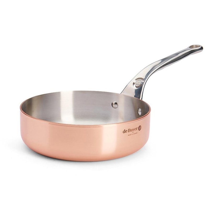 Pánev měděná na soté de Buyer Inocuivre 6430.20, 20 cm