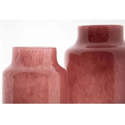 Üvegváza DutZ Vase Nova C Cranberry