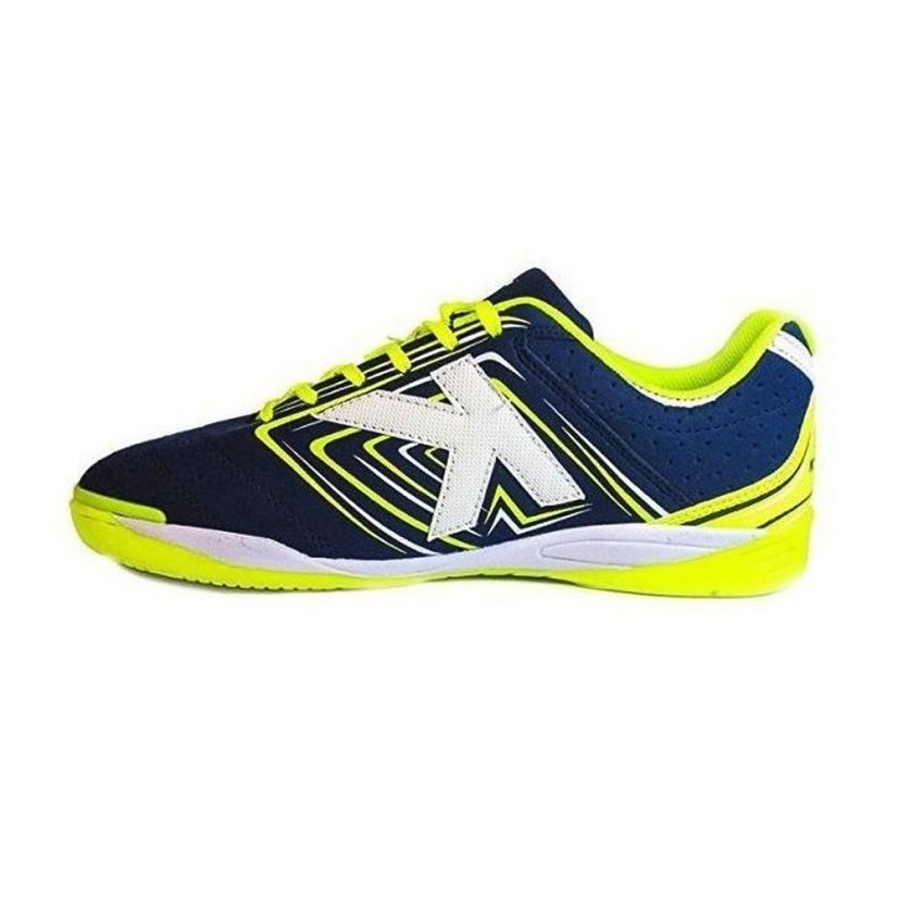 Hallenschuhe Kelme Goleiro Indoor - Farbe: Blau/Gelb, Größe: 38