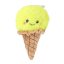 TOPModel Plush Keychain with Carabiner – Lime Ice Cream