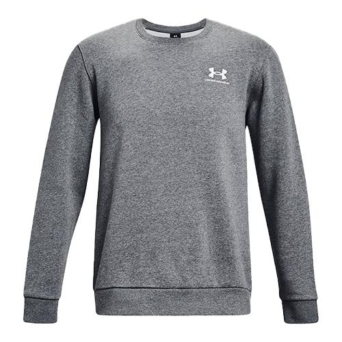 Pánska mikina Under Armour Essential Fleece Crew - Farba: Čierna, Veľkosť: L