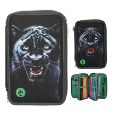 Třípatrový LED penál s výbavou Adventure World