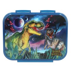 Svačinový box Dino World, tři sekce, Galaxy