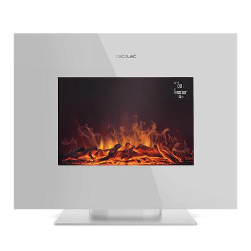 Elektrischer Kamin Cecotec ReadyWarm 2700 Design Flames White 5832 weiß