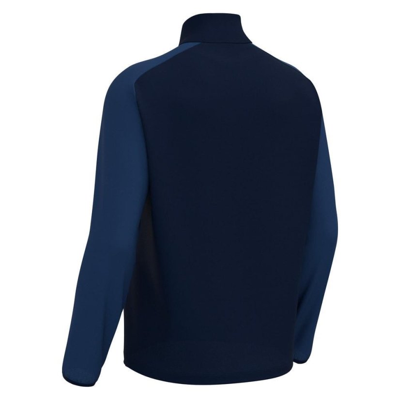 Top Macron Isen 1/4 Zip - Farbe: Königsblau, Größe: 3XS