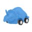 Dino World Triceratops blue rubber dinosaur