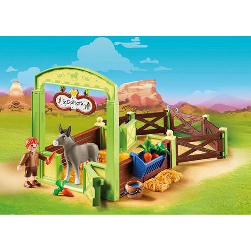 Koňský box Šmik a seňor Mrkvička Playmobil 70120
