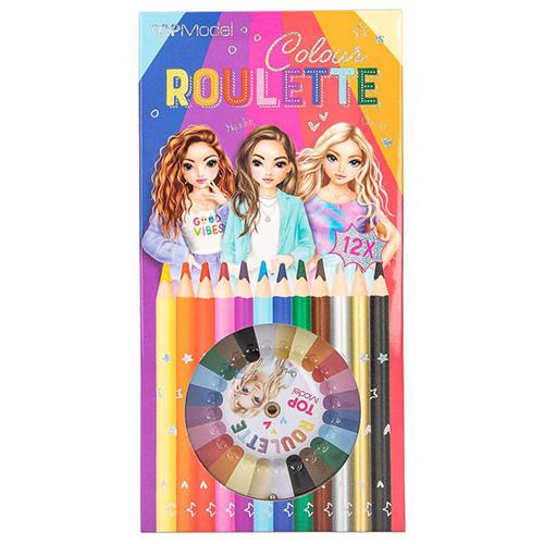 Zestaw kreatywny Top Model Roulette 12 kredek