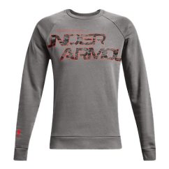 Pánská mikina Under Armour Rival Fleece Camo Script