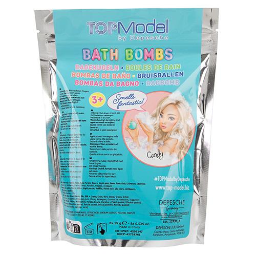 Top Model fürdőgolyók 8 db, Candy