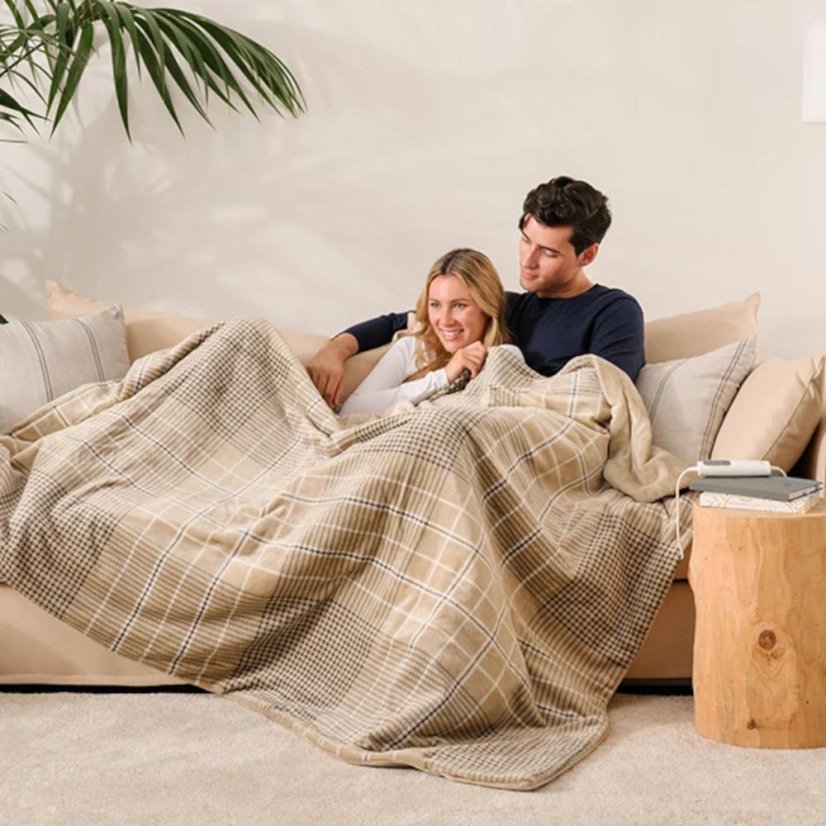 Imetec 16936 brown heated blanket