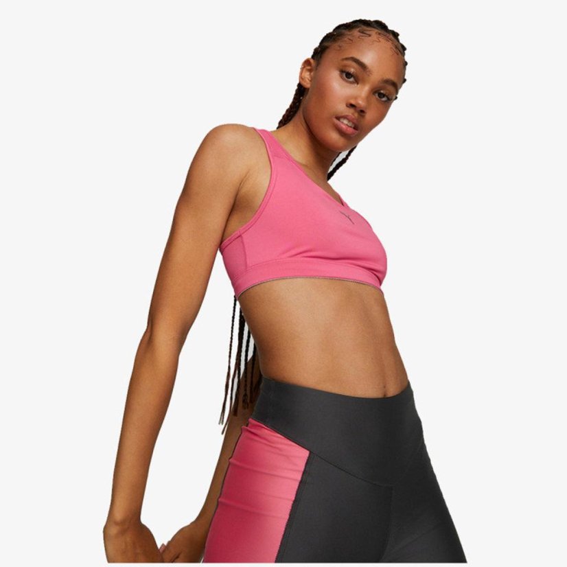 Damen-BH Puma Mid Impact 4Keeps Medium - Farbe: Rosa, Größe: XS
