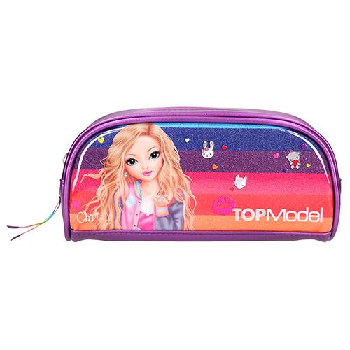 Top Model Friends oval pencil case with glitter, Christy