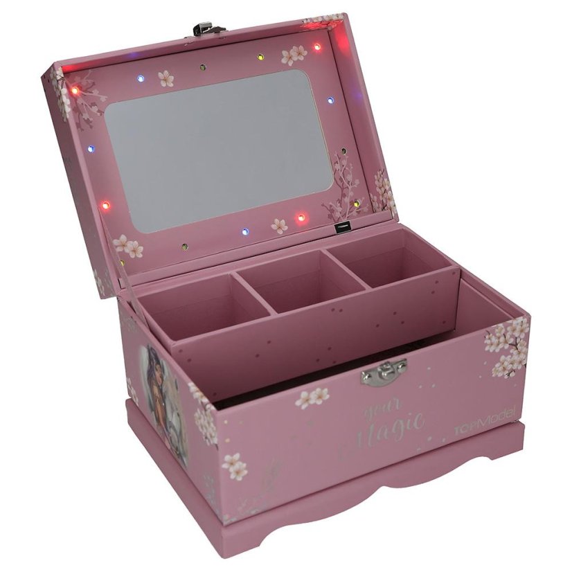 Schmuckkästchen mit LED-Effekt Top Model Viva Violet