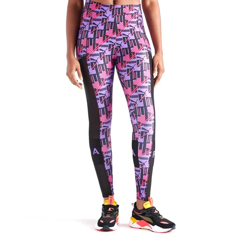 Puma XTG AOP női leggings - Szín: Lila, Méret: M