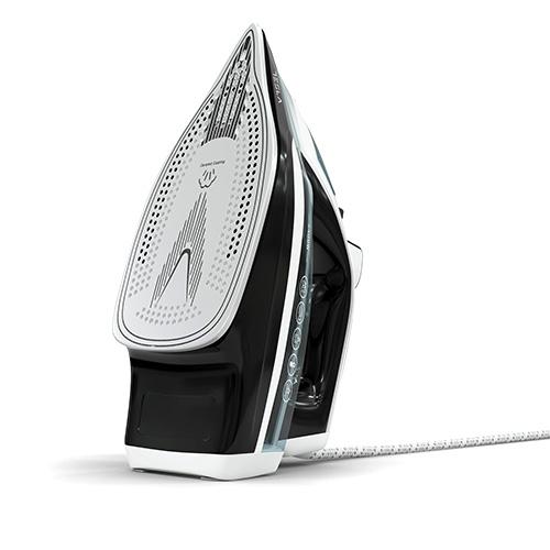 Tesla IR302BL steam iron, white and black