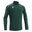Tričko Macron Naryn 1/4 ZIP - Farba: Fľašová zelená, Veľkosť: M
