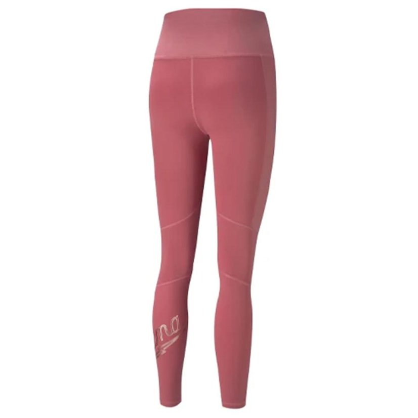 Női leggings Puma Moto High Waist Fitness Pants - Szín: Rózsaszín, Méret: XS