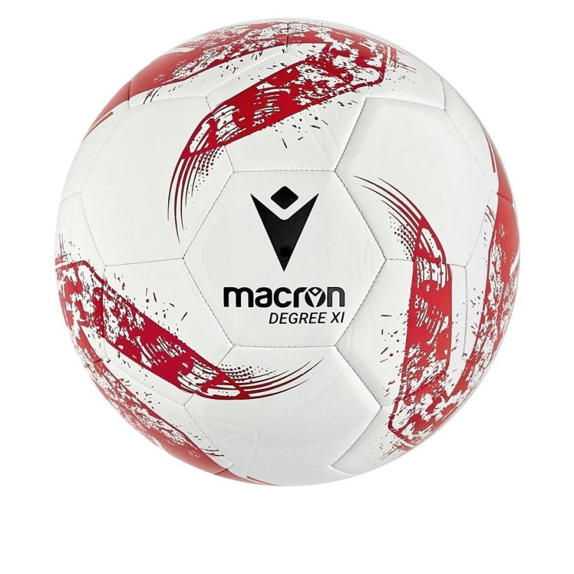 Fußball Macron Degree XI - Farbe: Rot, Größe: 4