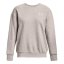 Damen-Sweatshirt Under Armour Essential Fleece Crew - Farbe: Grau, Größe: L